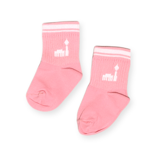Berlin Babysocken im Sportlook - rosa