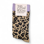 Berlinsocke mit Leopardmuster
