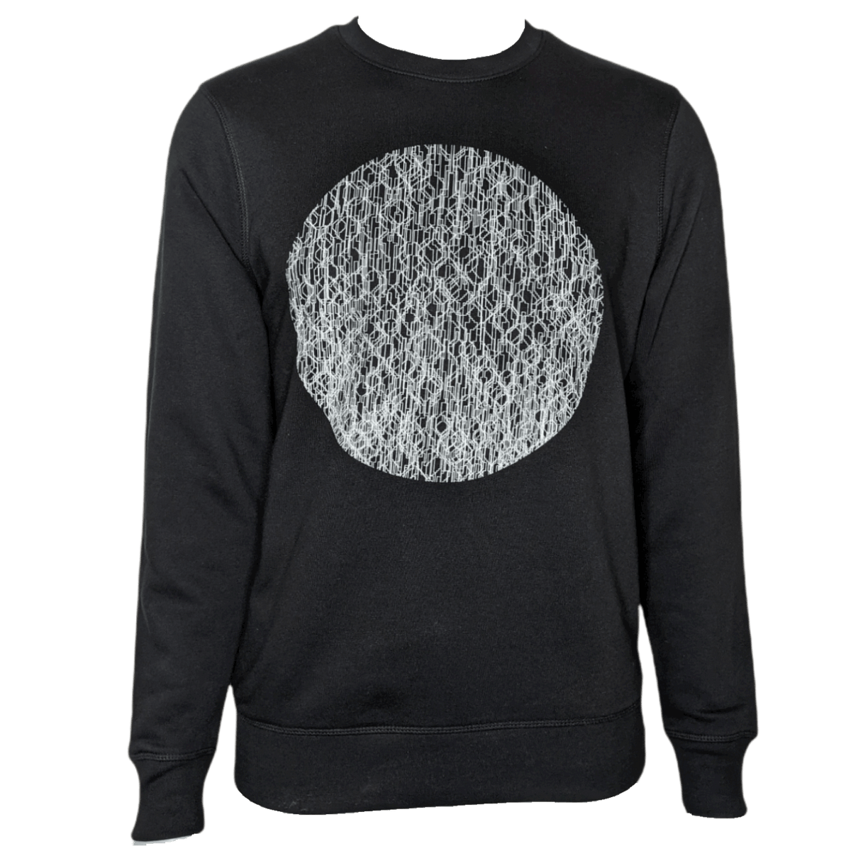 Sweatshirt Berliner Fernsehturm Kreis schwarz/weiß