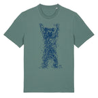 Berlin Design T-Shirt Bär  green bay /blau