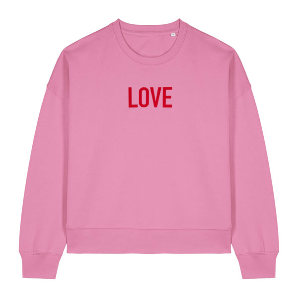 Sweatshirt Love Berlin - pink/rot