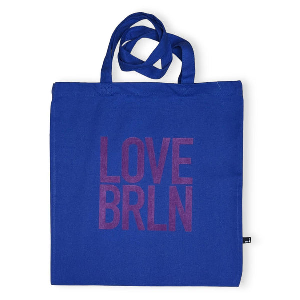 Love Berlin Canvas Bag - leuchtend-blau