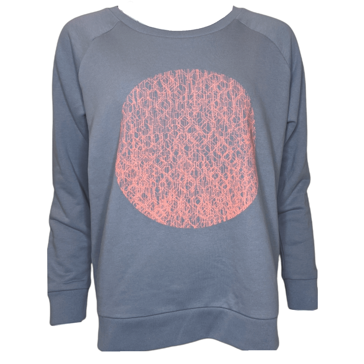 Sweatshirts mit Berlinprint Kreis grau/neonorage