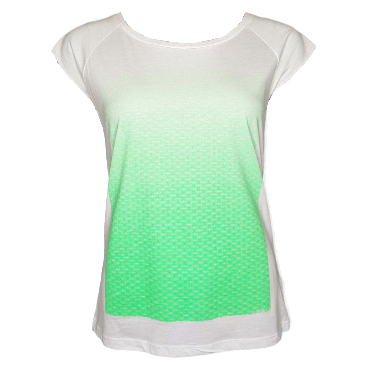 Berlin Design T-Shirt Torverlauf girls  weiß/grün 