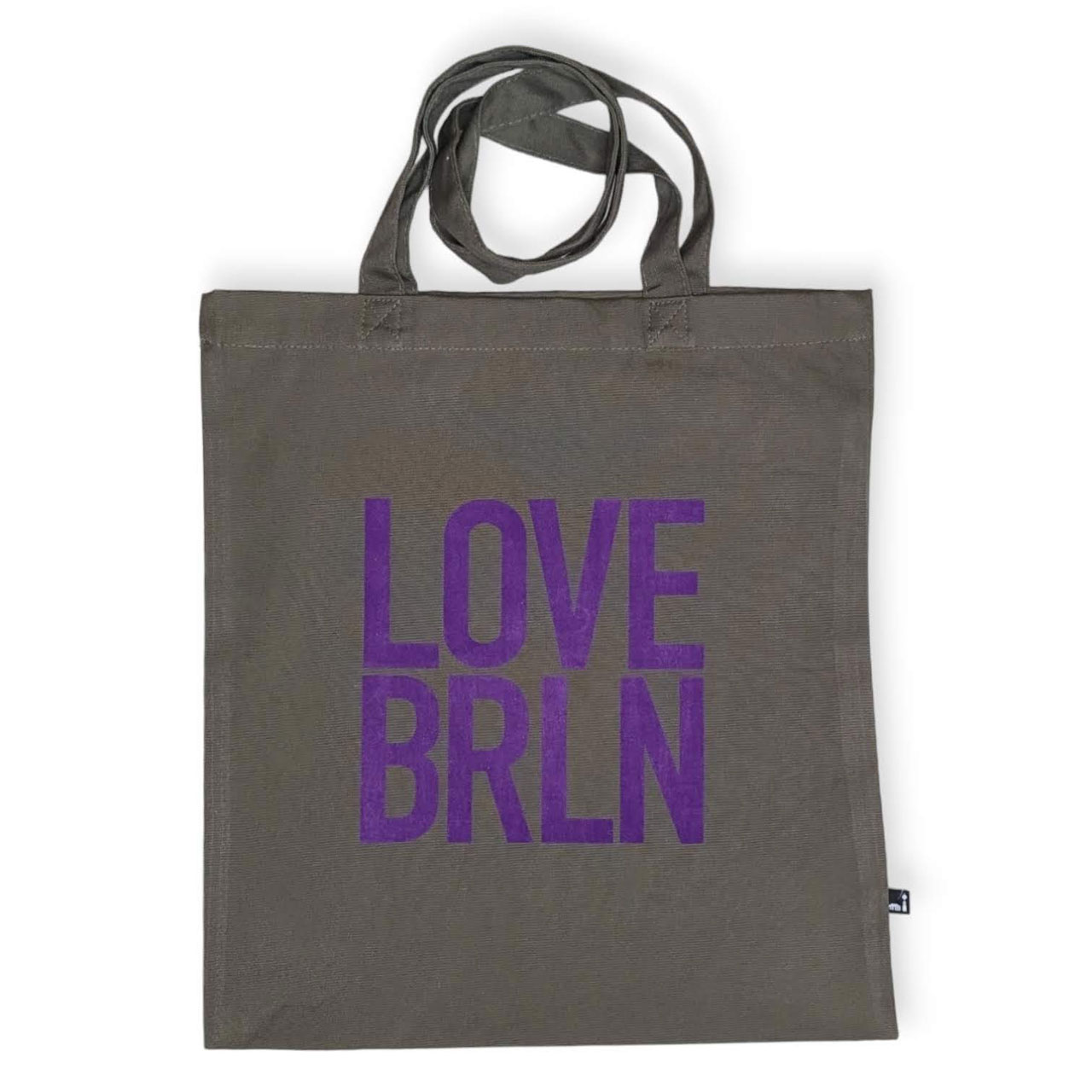 Love Berlin Canvas Bag kaki/lila