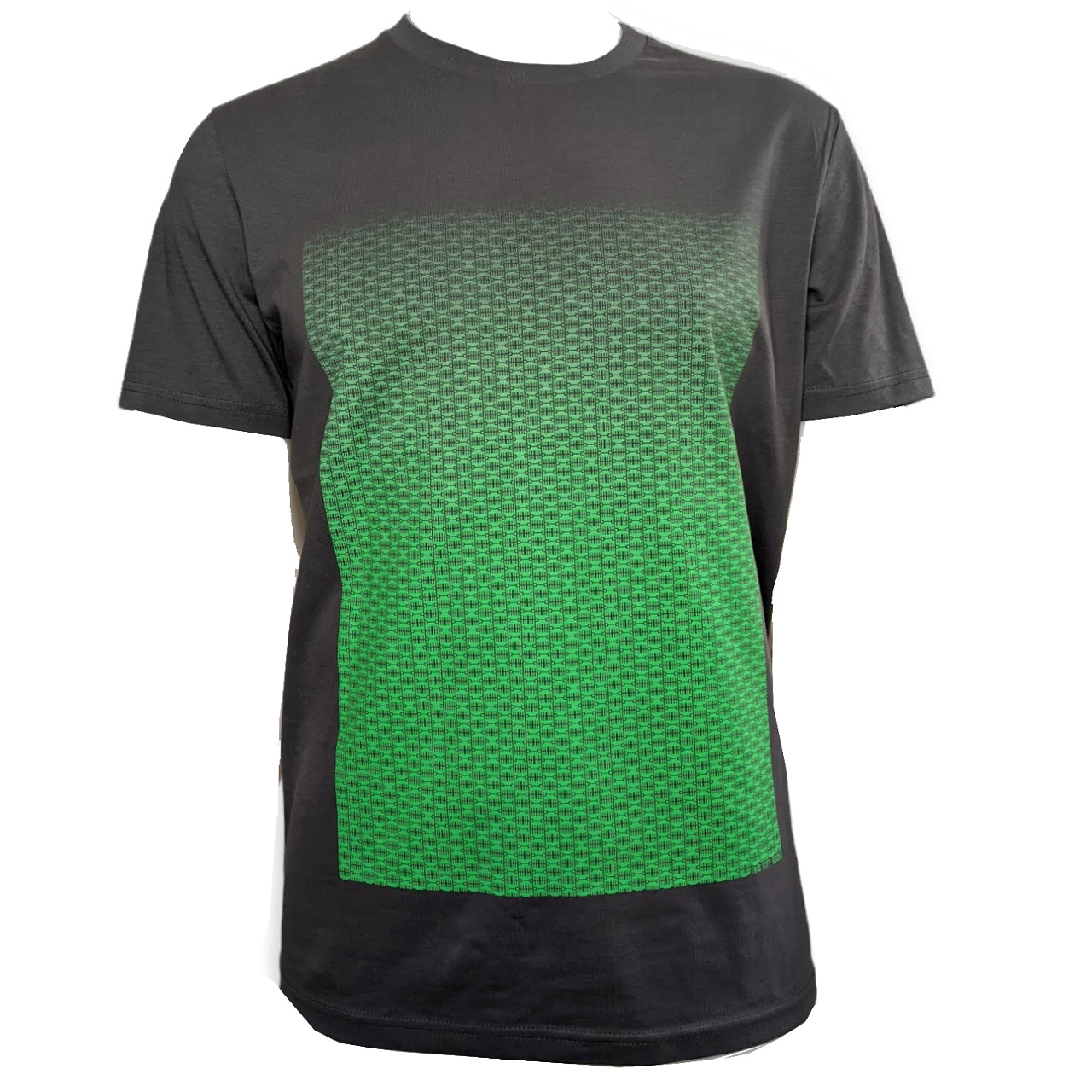 Berlin Design T-Shirt Brandenburger Tor unisex grau/ grün