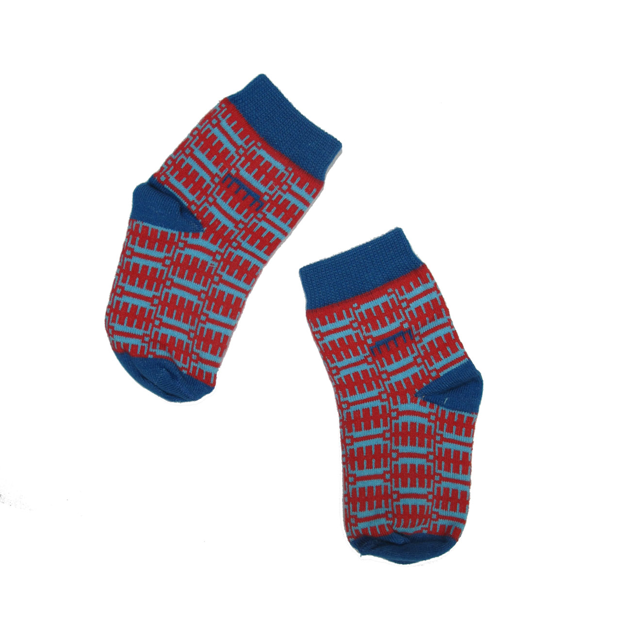 Socks in the Box / Baby Socken  rot-blau