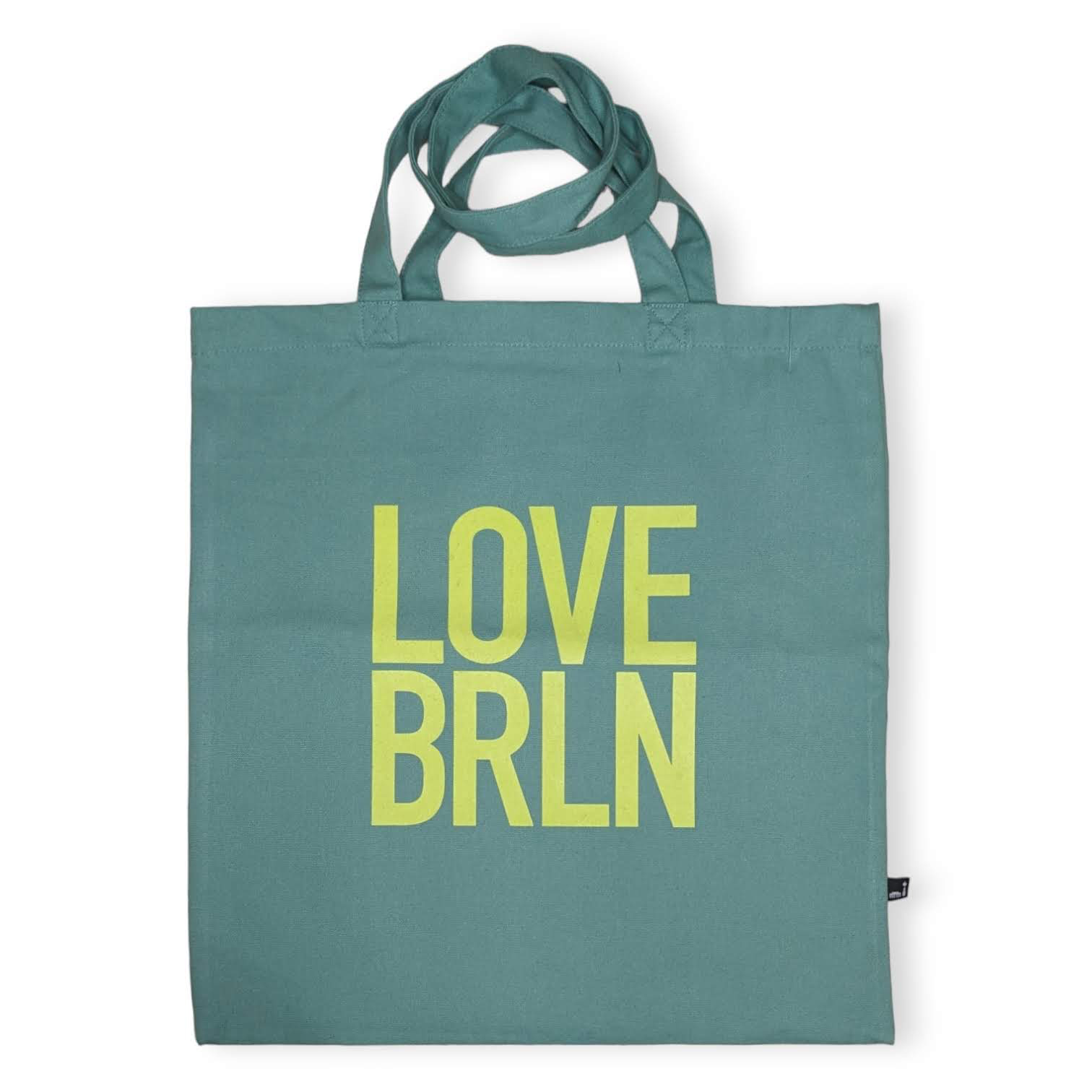 Love Berlin Canvas Bag mint gelb