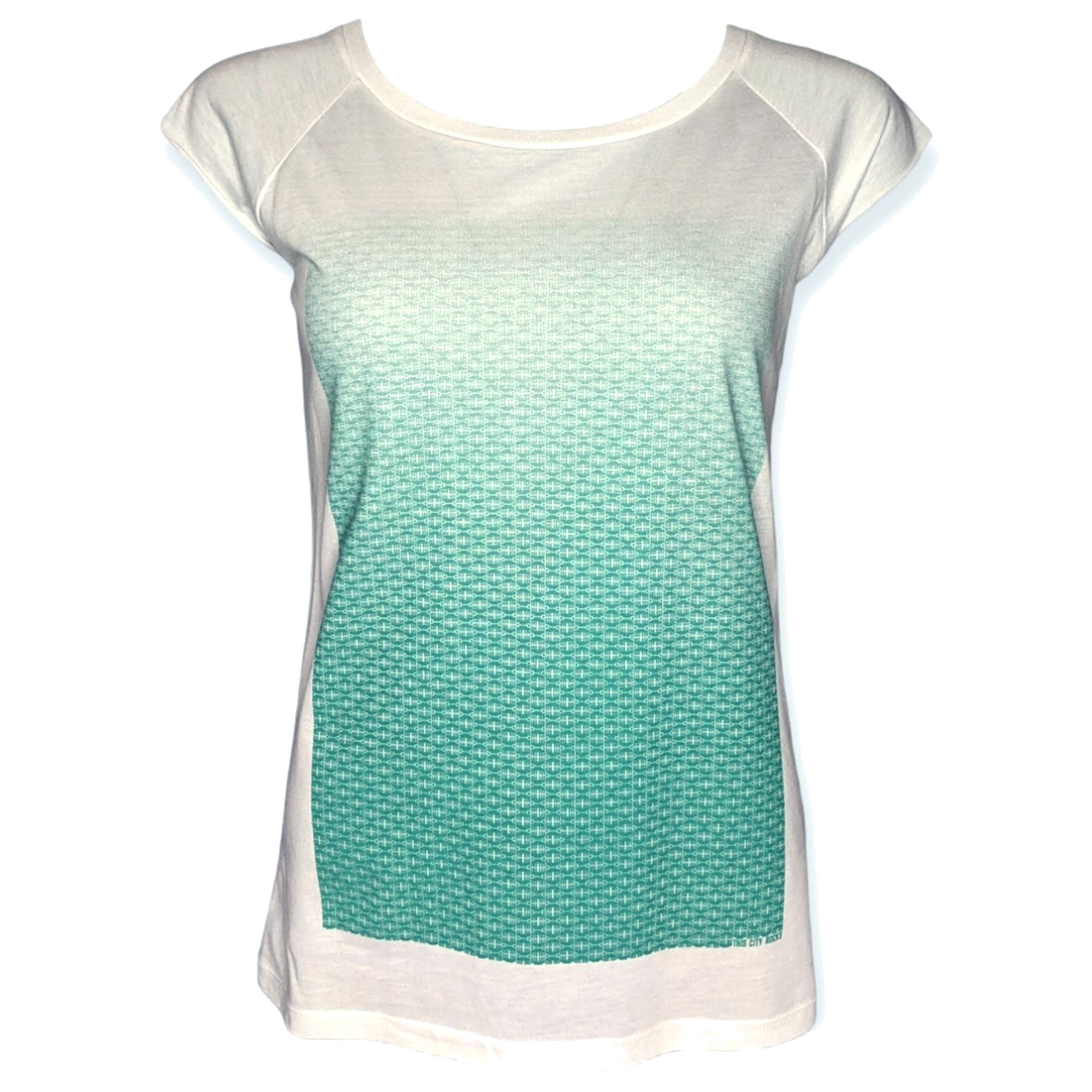 Berlin Design T-Shirt Torverlauf girls  weiß/mint