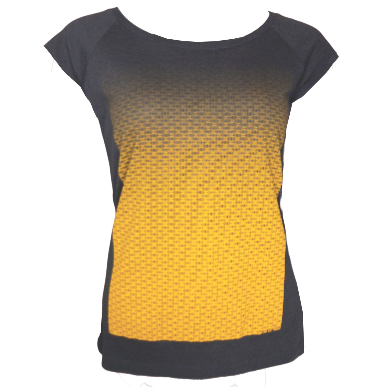 Berlin Design T-Shirt Torverlauf girls grau/gelb