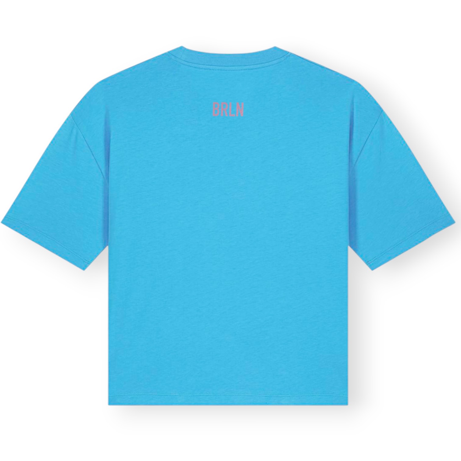 Boxy T-Shirt Love BRLN blau/lila