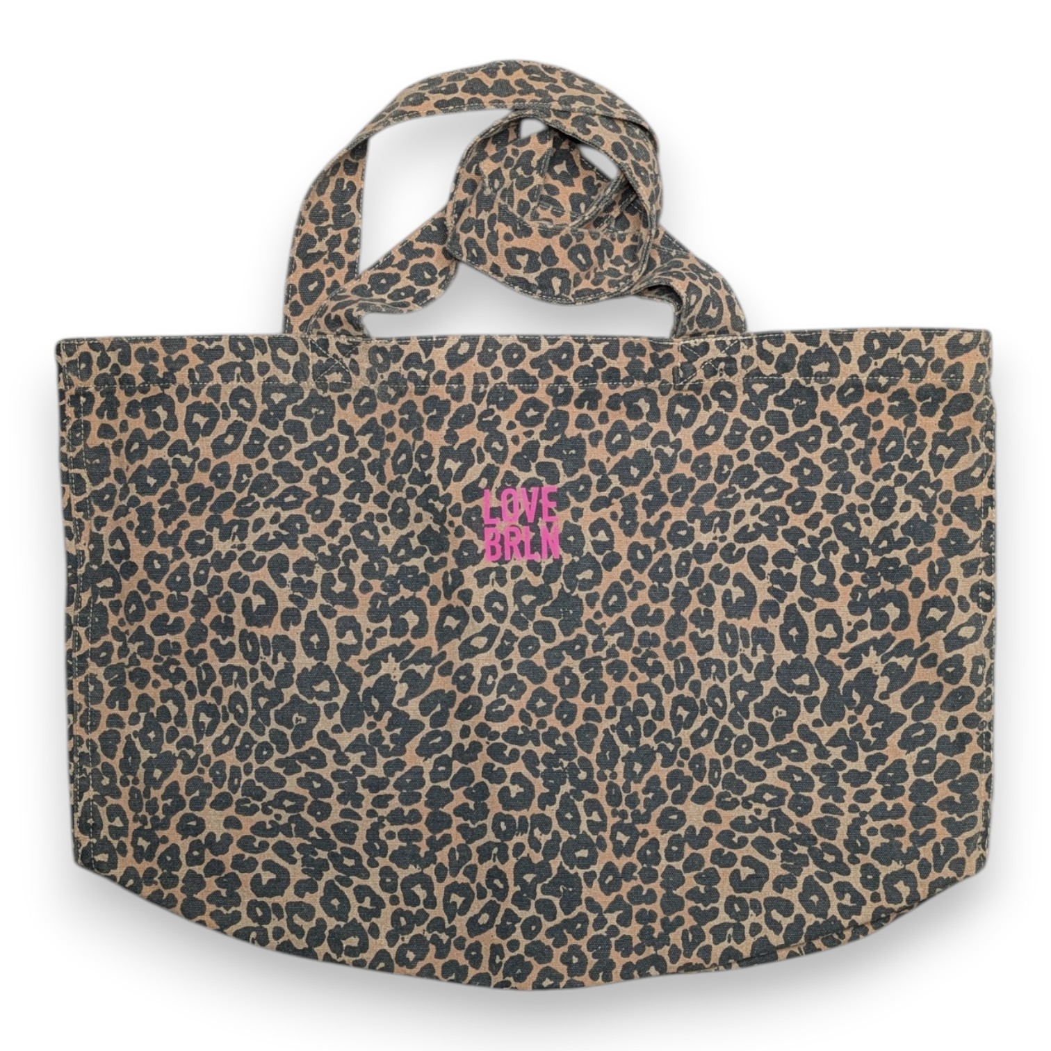 Leoprint Canvas Shopper "Love Berlin"