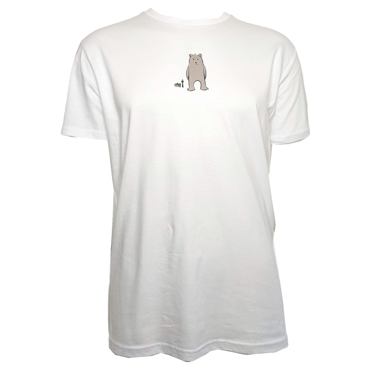 Berlin Design T-Shirt unisex Moody Bear weiß