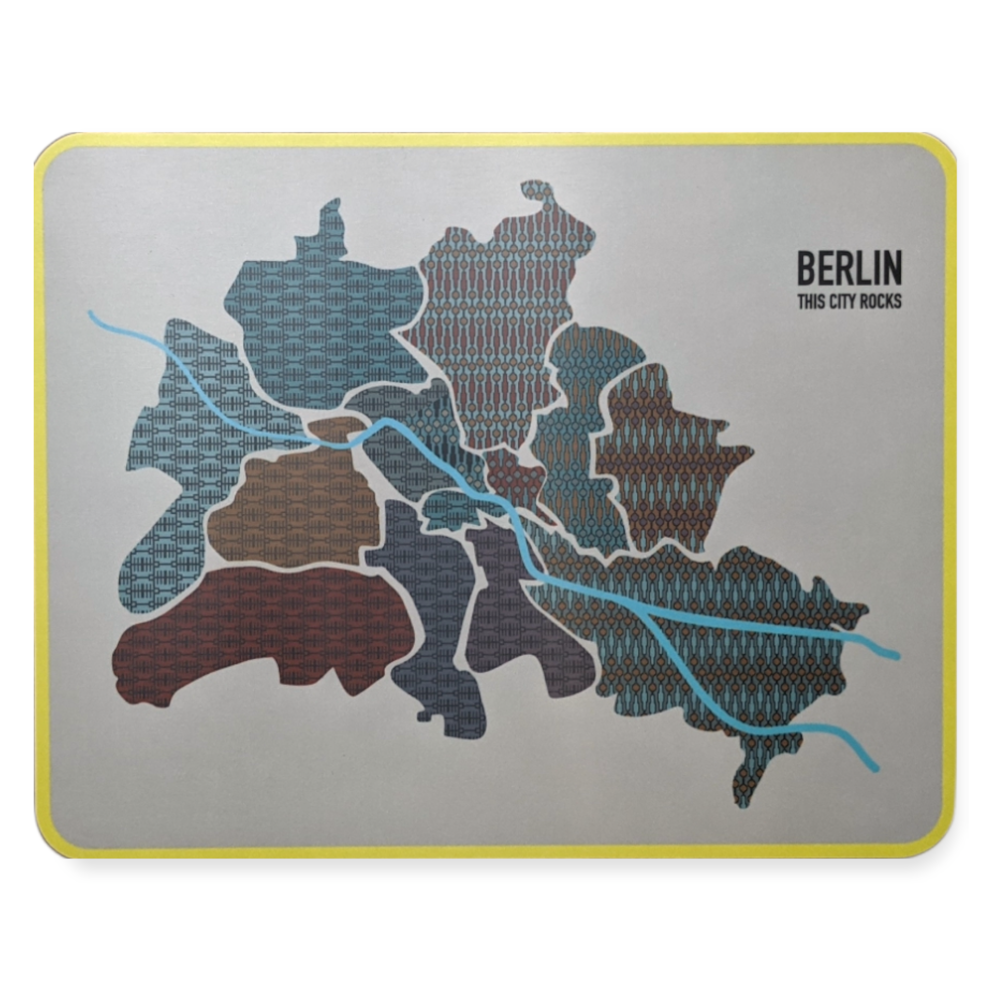 Schneide-/Frühstücksbrettchen mit Berlin Karte