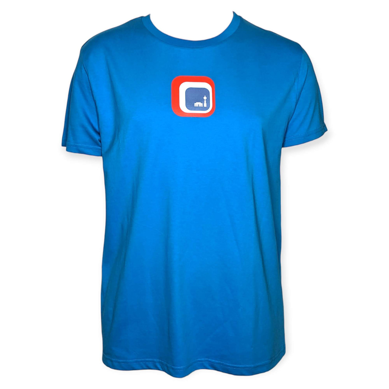 Berlin Design T-Shirt Retro blau