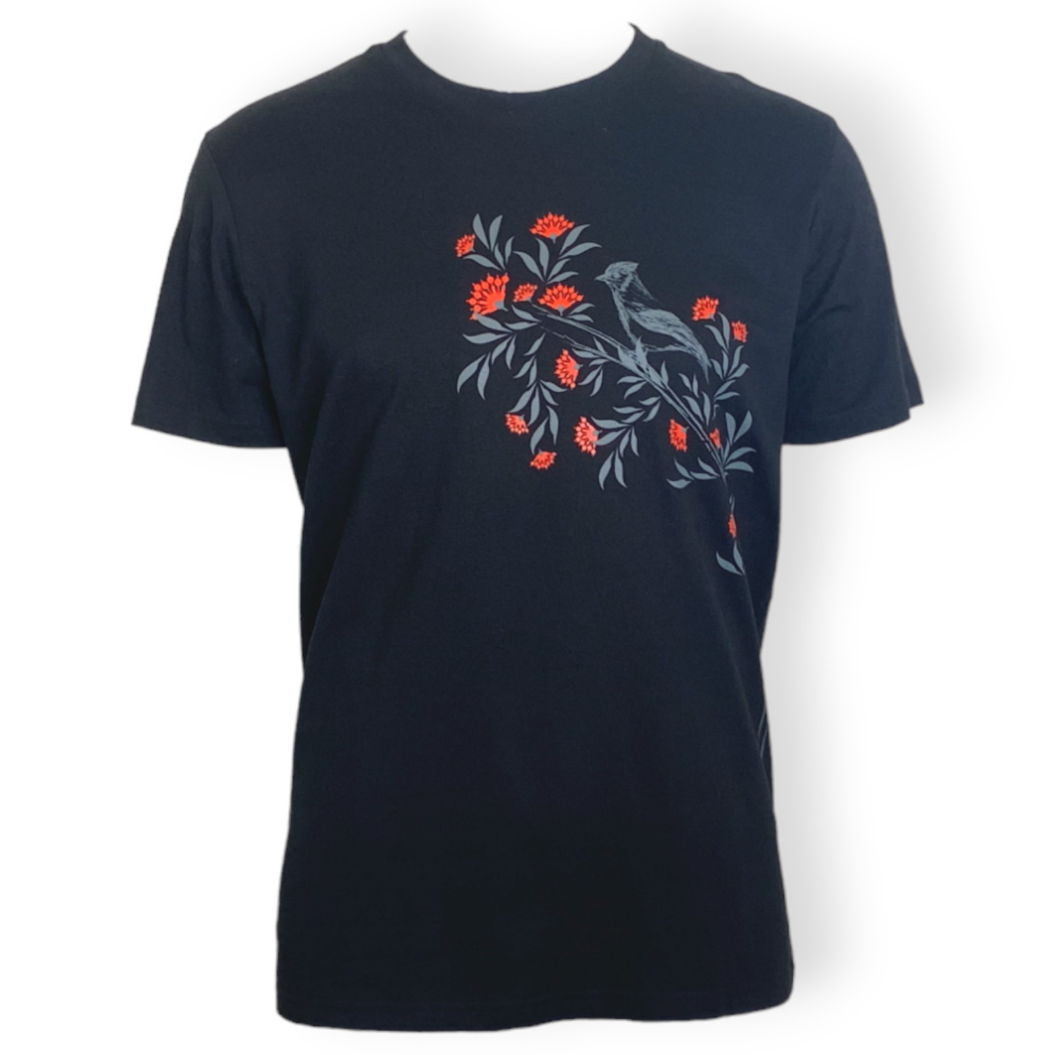 Berlin Design T-Shirt Vogel/Blume